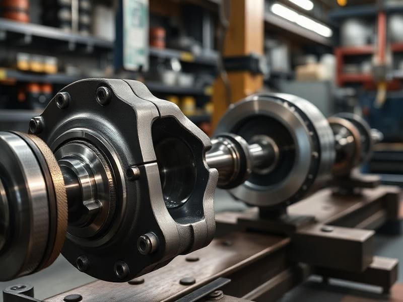 Heavy-duty forged metal industrial components